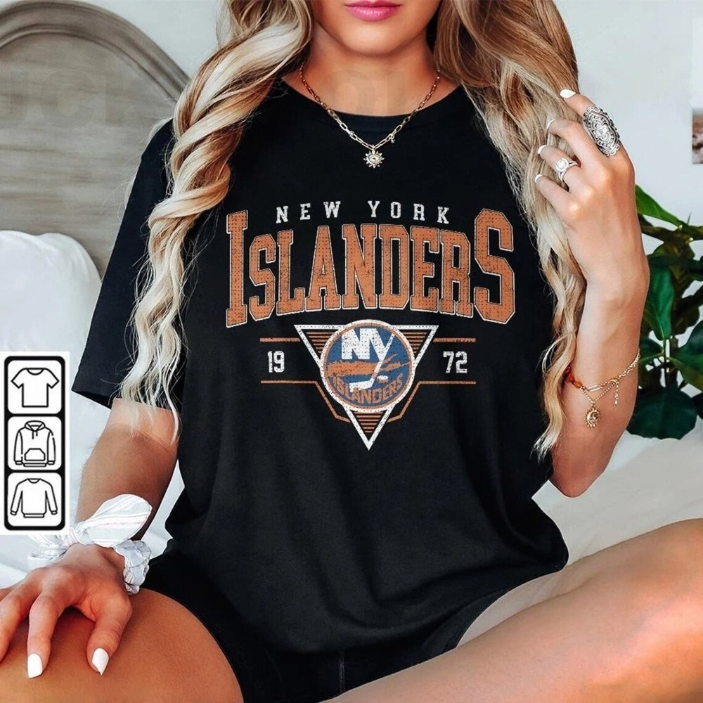 New York Islanders Shirt Crewneck New York Islanders Shirt